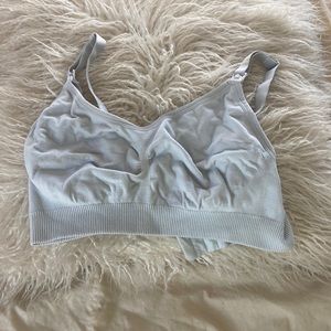 Wire free nursing bra